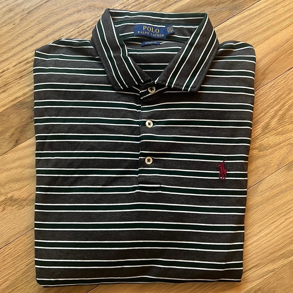 Striped Ralph Lauren Polo